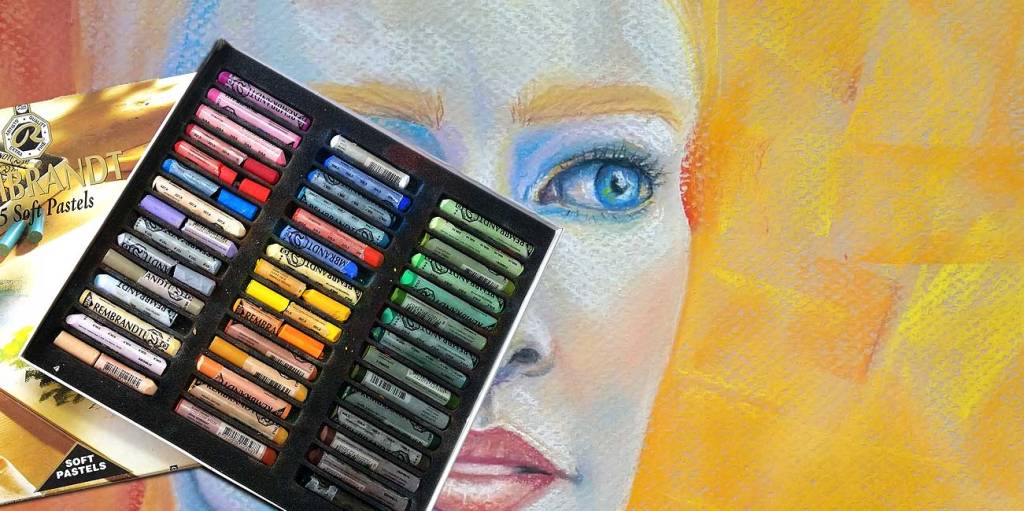 Face the future – pastel painting